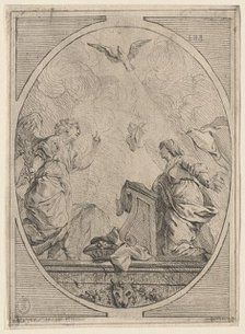 The Annunciation, c. 1730. Creator: Unknown.