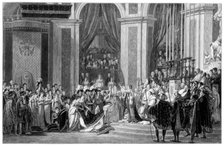 'The Consecration of the Emperor Napoleon and the Coronation of the Empress Josephine', 1804 (1900). Artist: Unknown