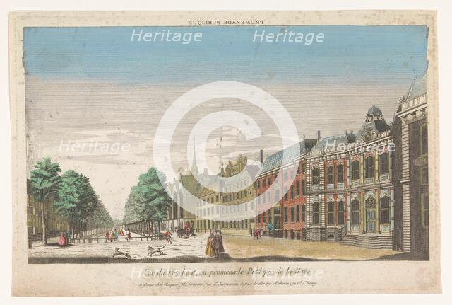 View of Lange Voorhout in The Hague, 1735-1805. Creator: Unknown.