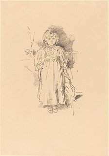 Little Evelyn, 1896. Creator: James Abbott McNeill Whistler.