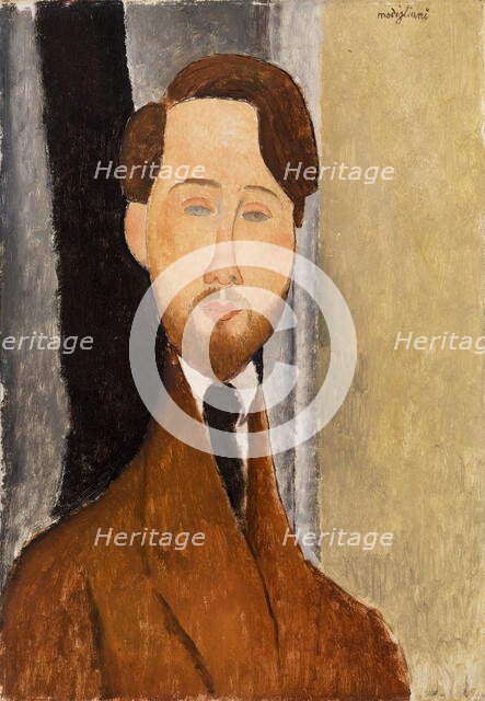 Portrait of Léopold Zborowski, 1919. Creator: Modigliani, Amedeo (1884-1920).