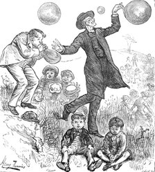 Children's Day in the Country: Signal for Departure, 1881. Creator: Unknown.