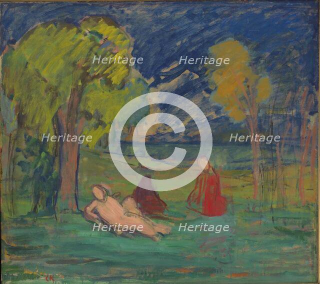 Meditation, 1925. Creator: Carl Kylberg.