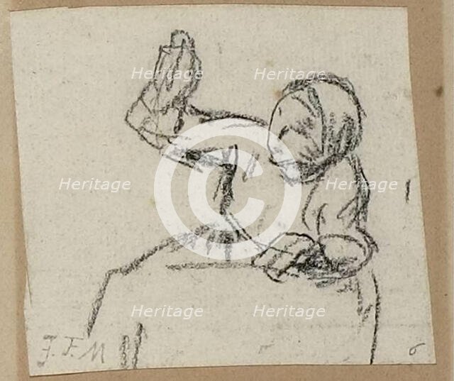 Peasant Woman, n.d. Creator: Jean Francois Millet.