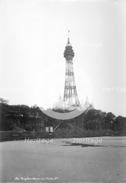 New Brighton Tower, Wallasey, Cheshire, 1890-1910. Artist: Unknown