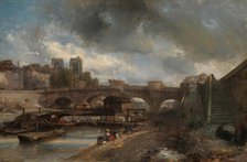 The Pont Neuf, 1849-50. Creator: Johan Barthold Jongkind.
