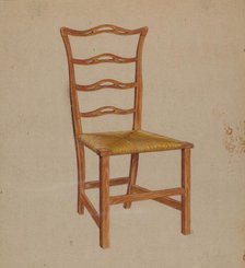 Side Chair, c. 1939. Creator: Ruth Bialostosky.