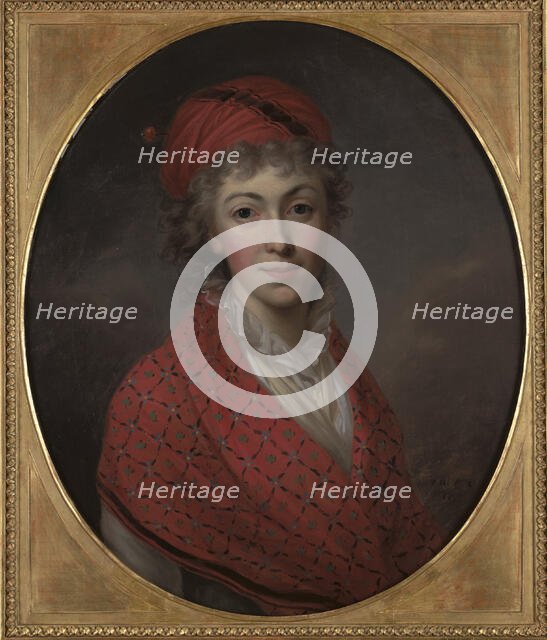 Portrait of Princess Izabela Czartoryska (1746-1835), née Flemming, 1796. Creator: Wojniakowski, Kazimierz (1771-1812).