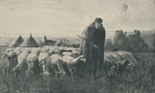 'The Picardy Shepherd', 1919. Artist: Ernest George Beach.