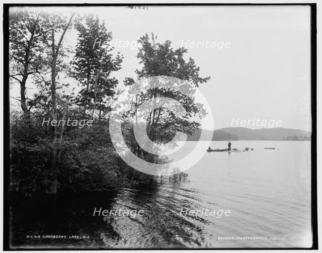 Cranberry Lake, N.J., between 1890 and 1901. Creator: Unknown.
