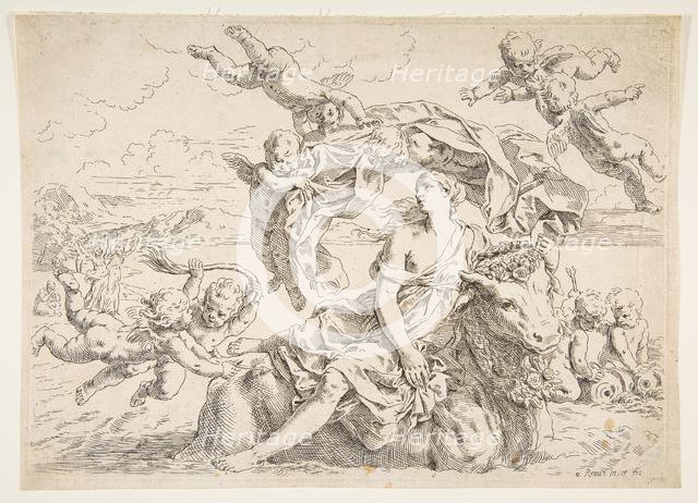 Rape of Europa, ca. 1636. Creator: Simone Cantarini.
