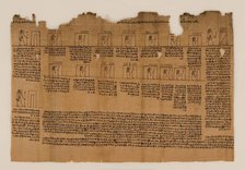 The Book of the Dead of Nes-Min, Section 17, c200-30 BC. Creator: Unknown.