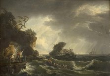 A Shipwreck, 1729-1789. Creator: Claude-Joseph Vernet.
