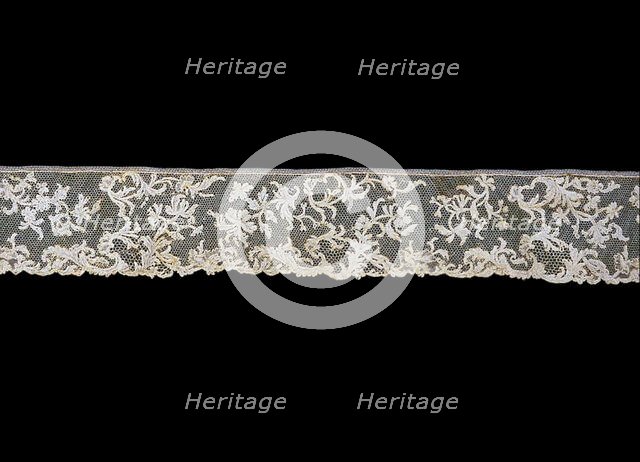 Flounce (Used as Quilling), Italy, 1760s. Creator: Unknown.