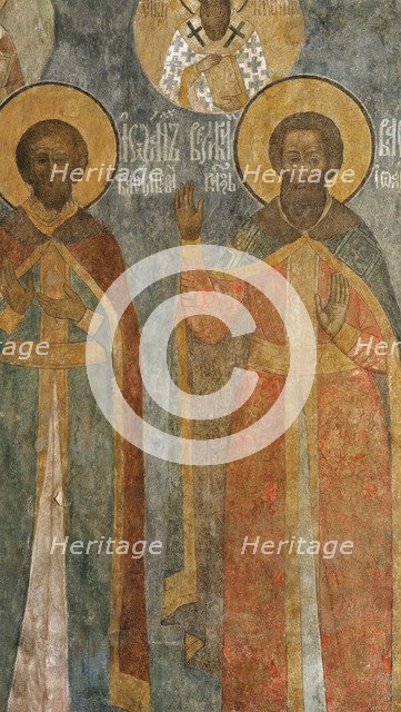 Grand Princes Ivan III Vasilyevich and Vasily II the Dark.