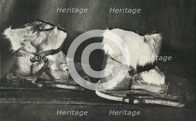 'Finnesko Fitted with the Ski-Shoes Shown Above', c1910–1913, (1913). Artist: Herbert Ponting.