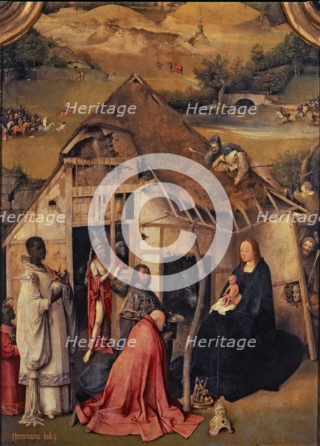  'The Adoration of the Magi' work by Hieronymus Bosch.