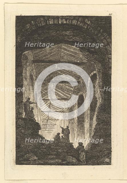 La Galerie Antique, ca. 1763-65. Creator: Hubert Robert.