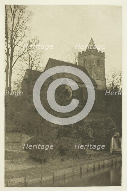 Amwell Church, 1880s. Creator: Peter Henry Emerson.