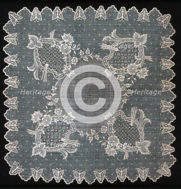 Handkerchief, Philippines, 1825/75. Creator: Unknown.