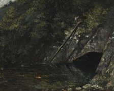 Landscape from La Source Bleue, 1872. Creator: Gustave Courbet.