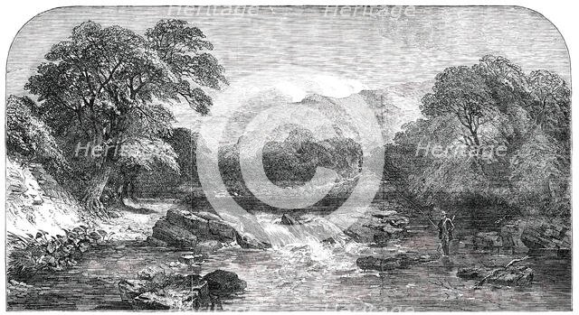 A Westmoreland Trout-Stream - painted by H. Jutsum, 1850. Creator: Unknown.