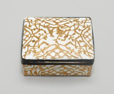 Snuff Box, Meissen, c. 1740. Creator: Christoph Conrad Hunger.