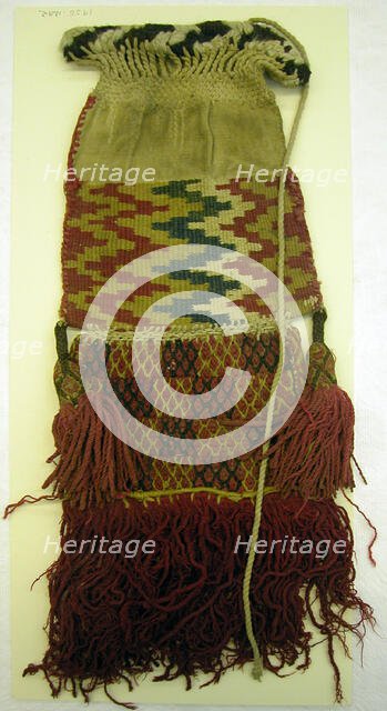 Coca Bag, Peru, A.D. 1476/1532. Creator: Unknown.