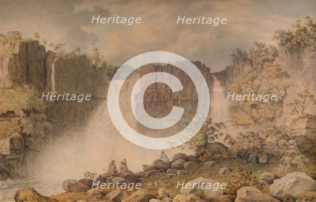 'High Force, Teesdale', c1807. Artist: Francis Nicholson.