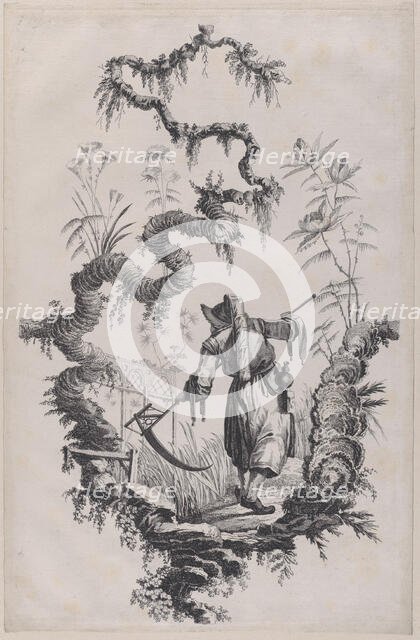 Chinoiserie Ornament Print, 1755. Creator: Jean-Baptiste Pillement.