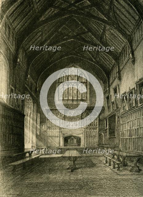 'Interior of the Hall', 1911. Creator: Unknown.