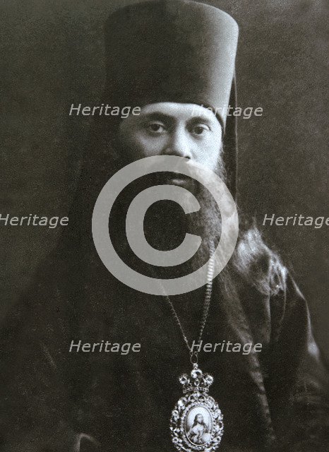 Bishop Anastasy (Gribanovsky) of Serpukhov, c1906-c1907. Artist: Unknown