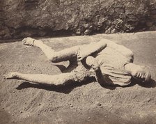 Impronte Umane, Pompei (Human Cast, Pompeii), 1873. Creator: Giorgio Sommer.