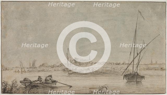 View of Dordrecht from the River, 1775-1815. Creator: Jacob van Strij (Dutch, 1756-1815).