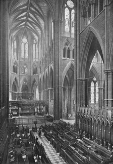 'The Choir and Apse, Westminster Abbey', 1902. Artist: York & Son.