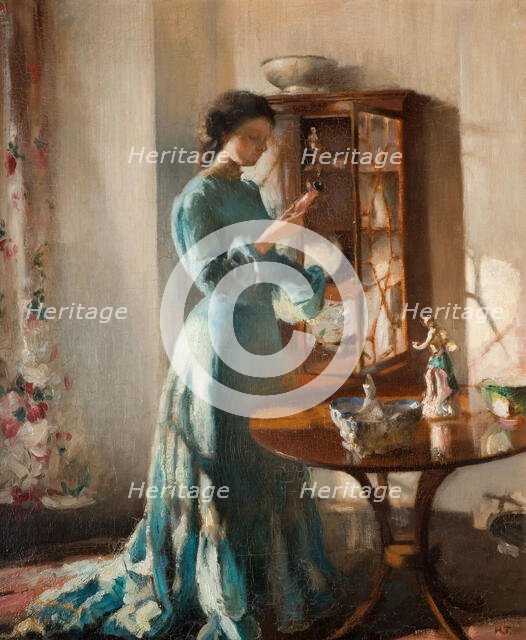 The China Cabinet, 1903. Creator: Henry Tonks.