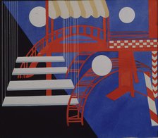 Stage design Revue for the Edition Décors de Théatre, 1927. Artist: Exter, Alexandra Alexandrovna (1882-1949)