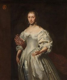 Portrait of Cornelia Craen van Haeften, 1663-1678. Creator: Cornelis van Ceulen.