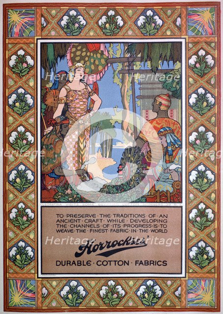 Advert for Horrockses' fabrics, 1920. Artist: Unknown