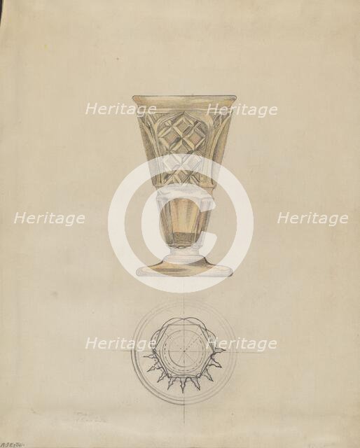 Wine Glass, c. 1936. Creator: Albert Eyth.