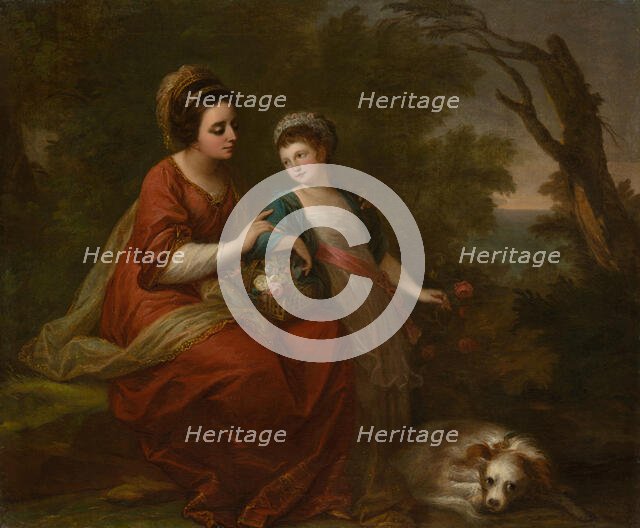 Mrs. Hugh Morgan and Her Daughter, c. 1771. Creator: Angelica Kauffman.