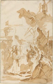 Capitulation of a Town. Creator: Giovanni Battista Tiepolo.