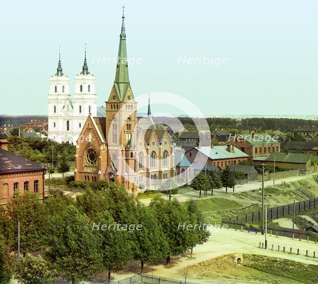 Dvinsk: Roman Catholic church, 1912. Creator: Sergey Mikhaylovich Prokudin-Gorsky.