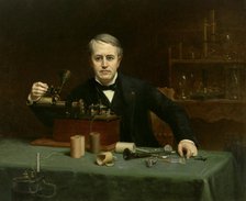 Thomas Alva Edison, 1890. Creator: Abraham Archibald Anderson.