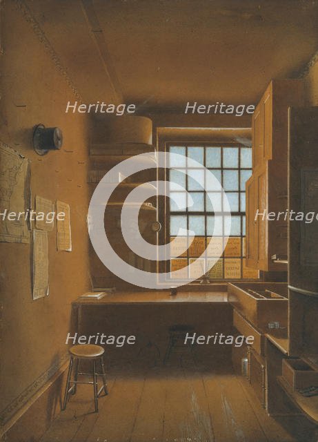 Interior of a Lottery, 1821. Creator: James Kidder.