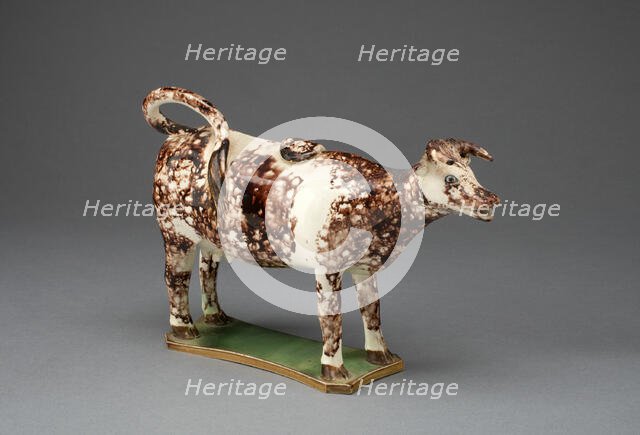 Cow Creamer, Staffordshire, 1770/95. Creator: Staffordshire Potteries.