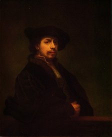 'Copy of Rembrandt's Portrait of Himself.', 1926. Artist: CM Berwick.