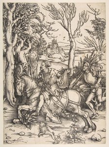 The Knight and Man-at-arms.n.d. Creator: Albrecht Durer.