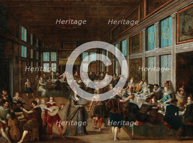 Wedding society, 1605. Creator: Caullery, Louis, de (ca 1580-1621).