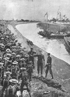 'The Trouble in China, 1900-1901: The Bluejackets on their way to Tientsin', (1901).  Creator: Unknown.